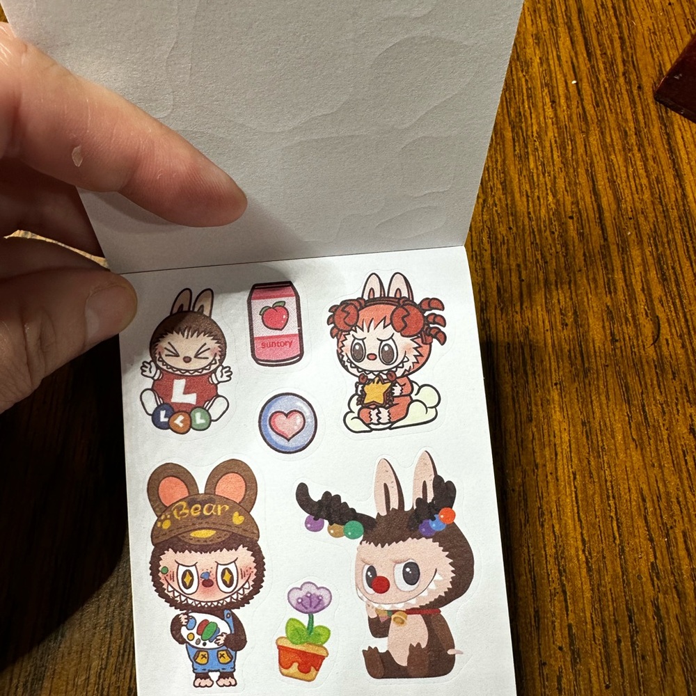 LABUBU Cartoon Sticker Book - Picture 2 of 5